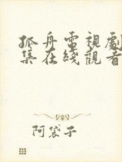 孤舟电视剧28集在线观看免费高清