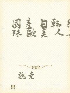 国产 日韩 丝袜 欧美 人妻