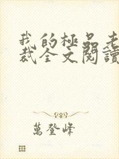 我的极品老婆总裁全文阅读免费封面