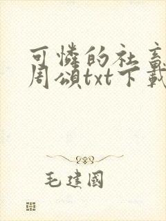 可怜的社畜商业周颂txt下载