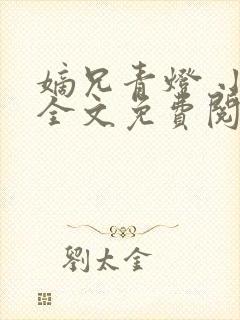 嫡兄青灯 小说全文免费阅读