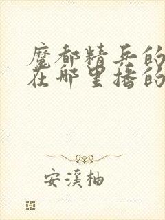 魔都精兵的奴隶在哪里播的