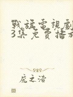 战旗电视剧全43集免费播放