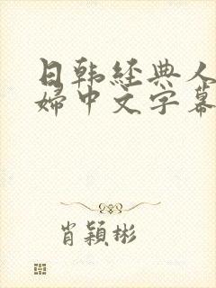 日韩经典人妻少妇中文字幕封面