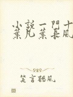 小说一门十忠烈叶凡叶长风全集封面