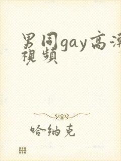 男同gay高潮视频封面
