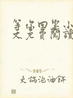 等你回响小说全文免费阅读最新章节封面