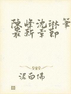 陈峰沈琳笔趣阁最新章节