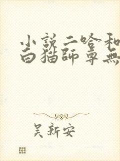 小说二哈和他的白猫师尊无弹窗