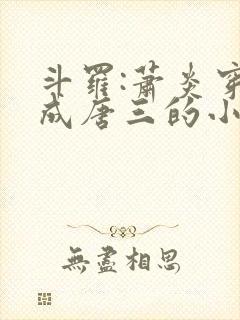 斗罗:萧炎穿越成唐三的小说