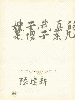 嫂子,我真的不是傻子叶凡免费阅读