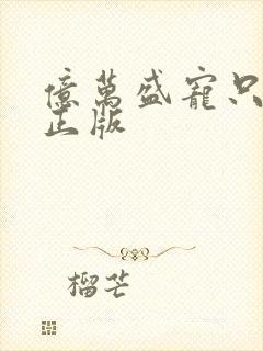 亿万盛宠只为你正版