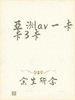 亚洲av一卡2卡3卡