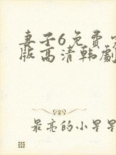 妻子6免费完整版高清韩剧在线观封面