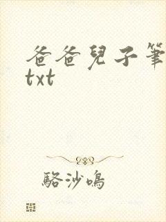 爸爸儿子笔趣阁txt