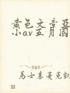 黄色文章亚洲最小av五月国产