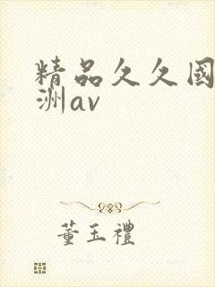 精品久久国产亚洲av