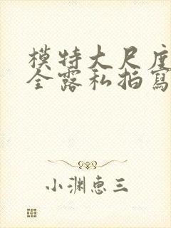 模特大尺度三点全露私拍写真