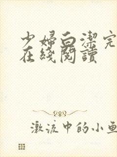 少妇白洁完整版在线阅读