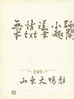 无情道小师弟全本txt笔趣阁