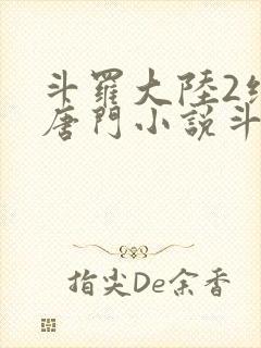 斗罗大陆2绝世唐门小说斗