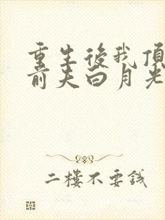 重生后我顶替了前夫白月光完本