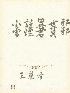 小说异世邪君梅雪烟君莫邪免费阅读全文作者