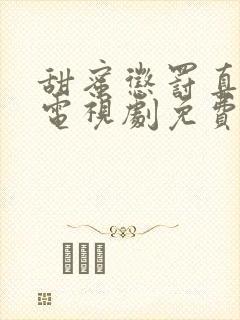 甜蜜惩罚真人版电视剧免费全集高清