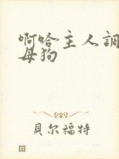 啊哈主人调教小母狗