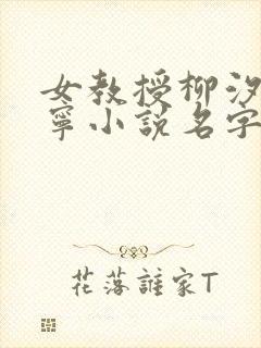 女教授柳汐裴煜宁小说名字