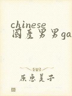 chinese国产男男gaygay封面