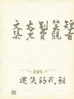 文太别笑短剧全集免费观看