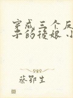 穿成三个反派崽子的后娘 小说封面