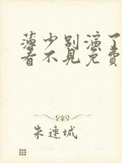 薄少别演了夫人看不见免费短剧封面