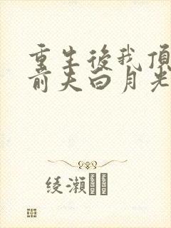 重生后我顶替了前夫白月光九九月大结局