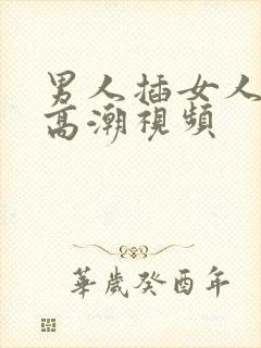 男人插女人下面高潮视频封面