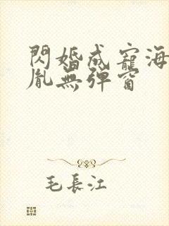 闪婚成宠海彤战胤无弹窗