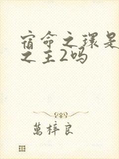 宿命之环是诡秘之主2吗