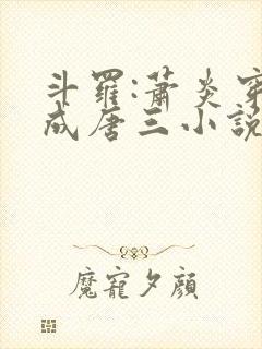 斗罗:萧炎穿越成唐三小说