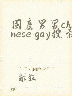 国产男男chinese gay搜索封面