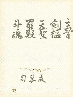 斗罗天剑主宰武魂殿圣枢首席