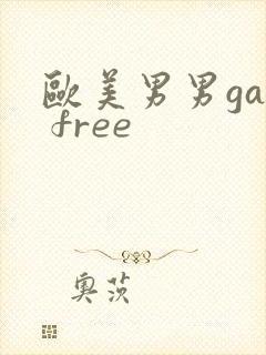 欧美男男gay free