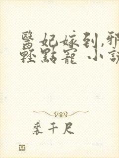 医妃嫁到,邪王轻点宠 小说封面