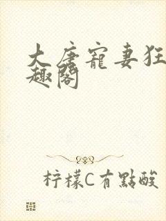 大唐宠妻狂魔笔趣阁