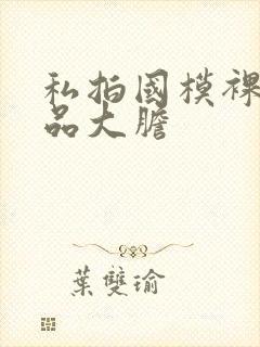 私拍国模裸体极品大胆