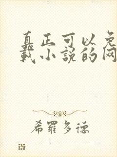 真正可以免费下载小说的网站