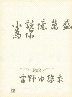 小说亿万盛宠只为你