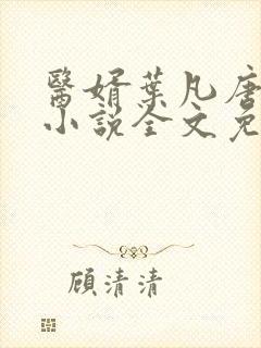 医婿叶凡唐若雪小说全文免费阅读