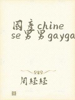 国产chinese男男gaygay网