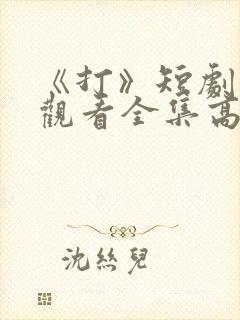 《打》短剧免费观看全集高清